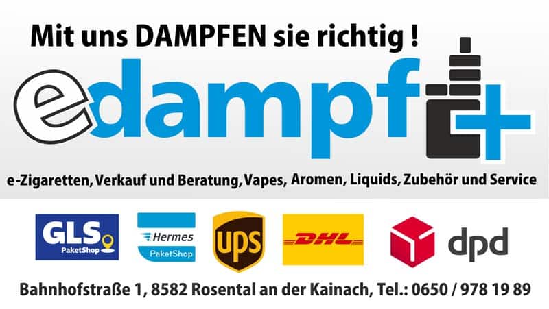 E Dampf Werbung Plakat Digital